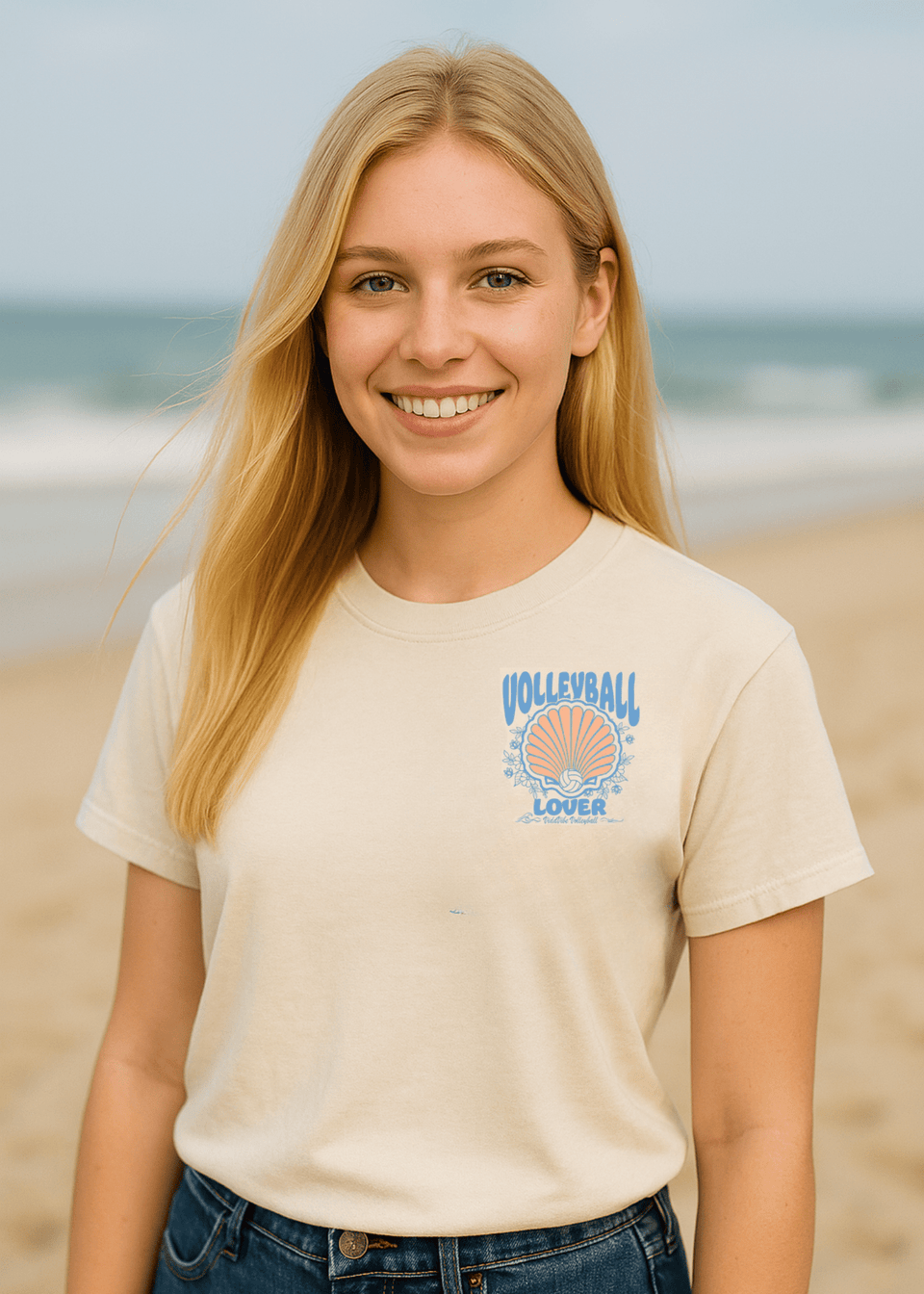 Volleyball Lover Shell Tee